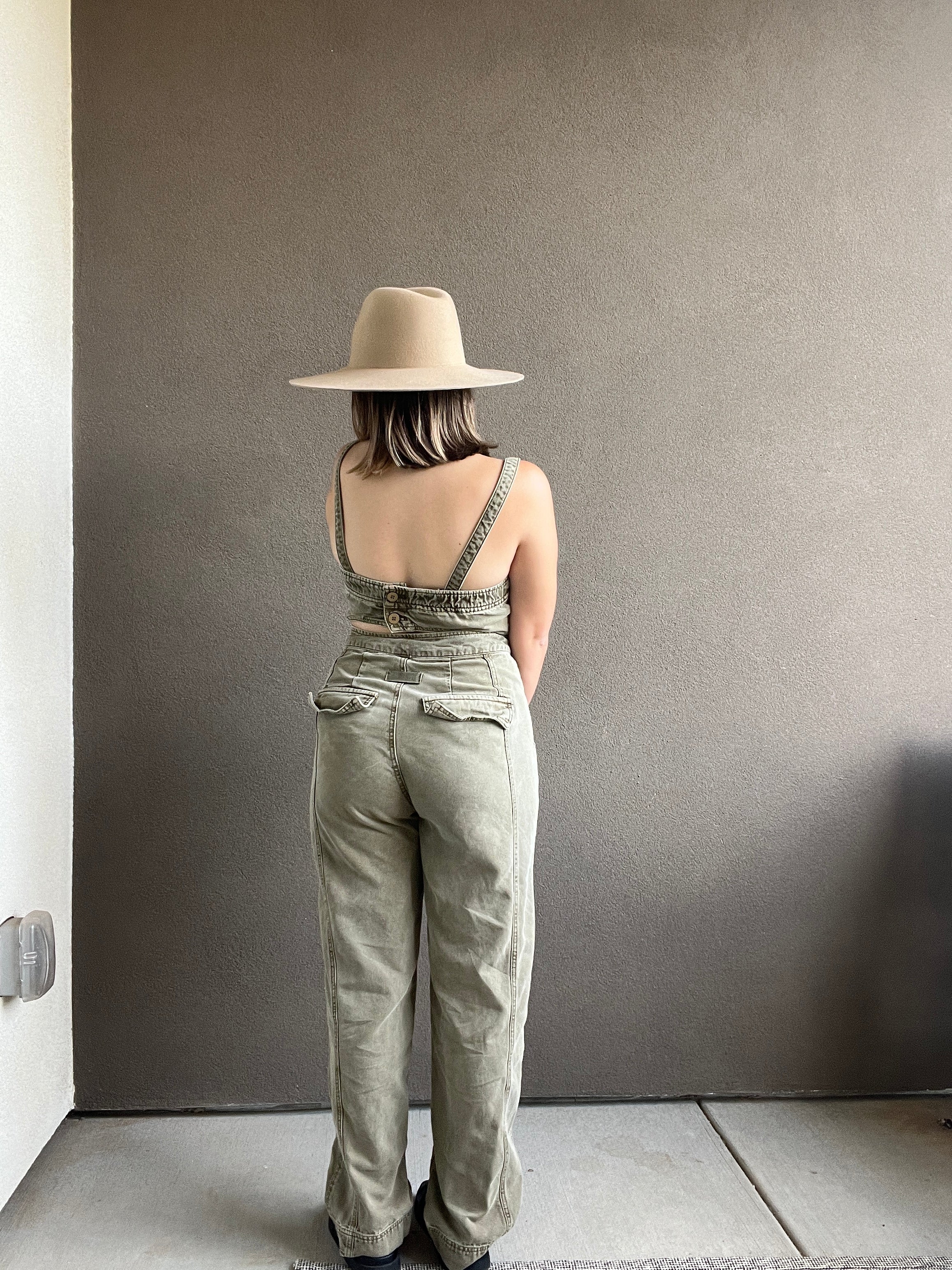 Free People Utility Jumpsuit (S)