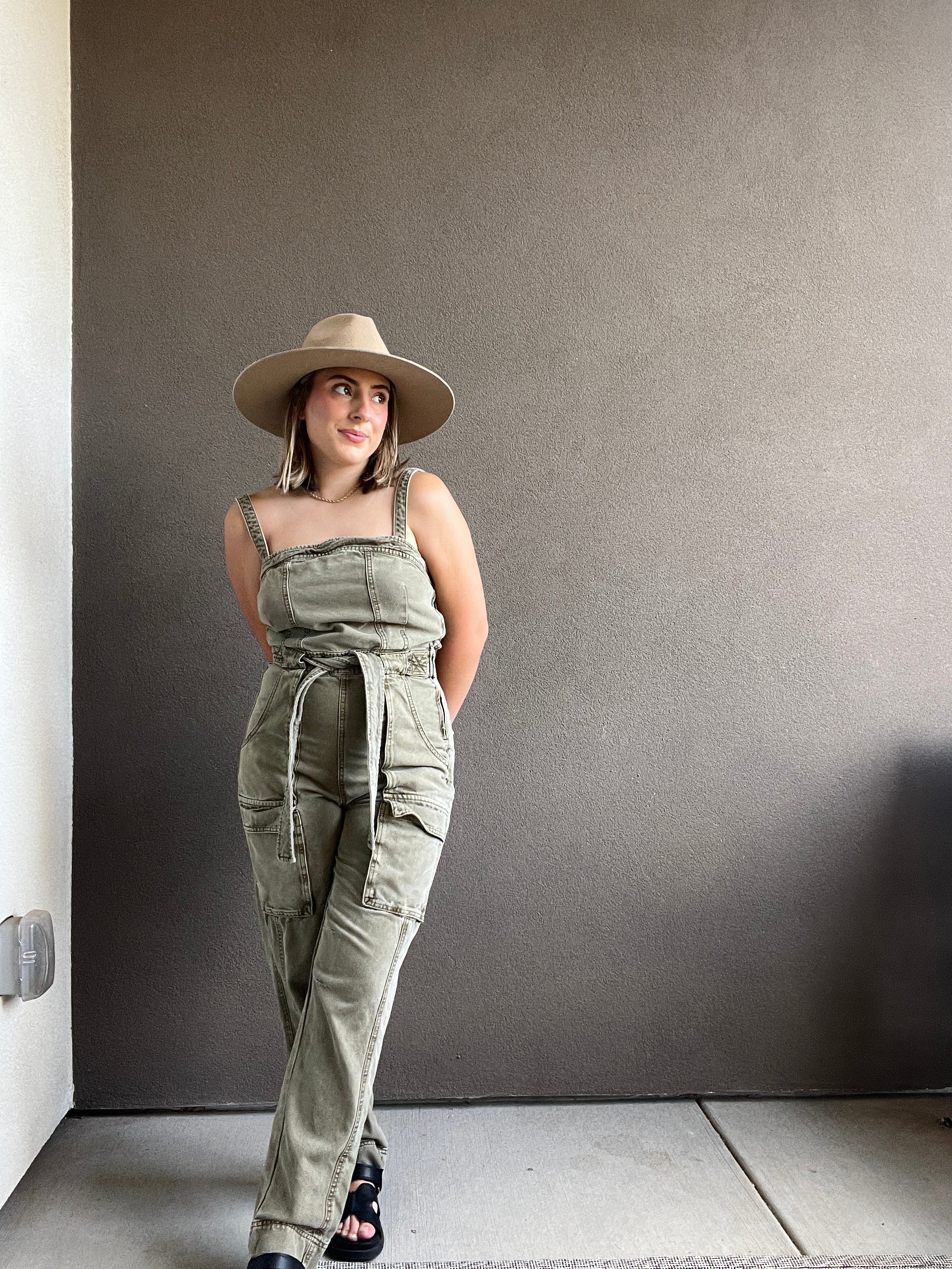 Free People Utility Jumpsuit (S)