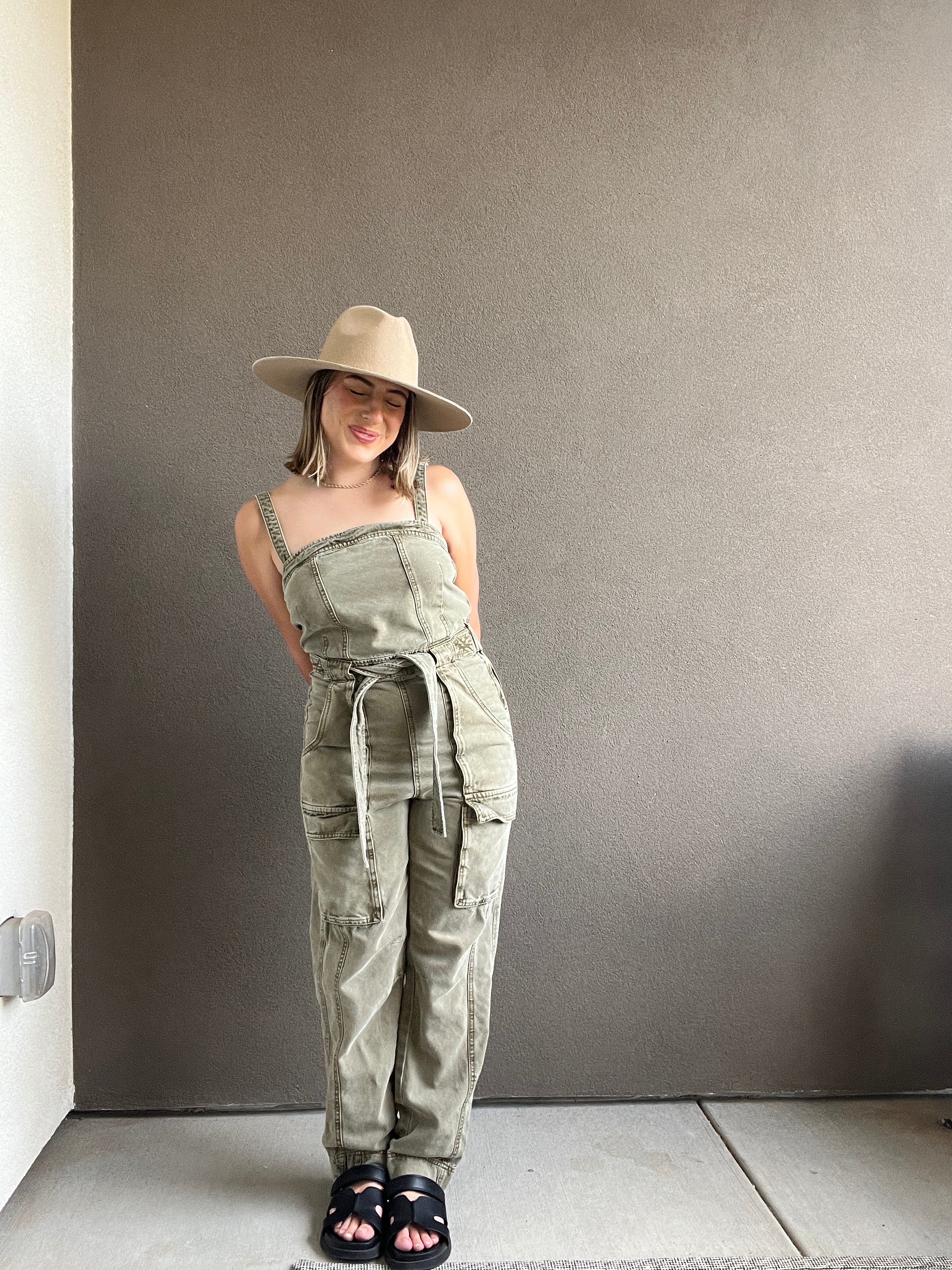 Free People Utility Jumpsuit (S)