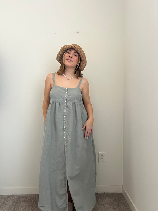 Sage Maxi Dress (L)