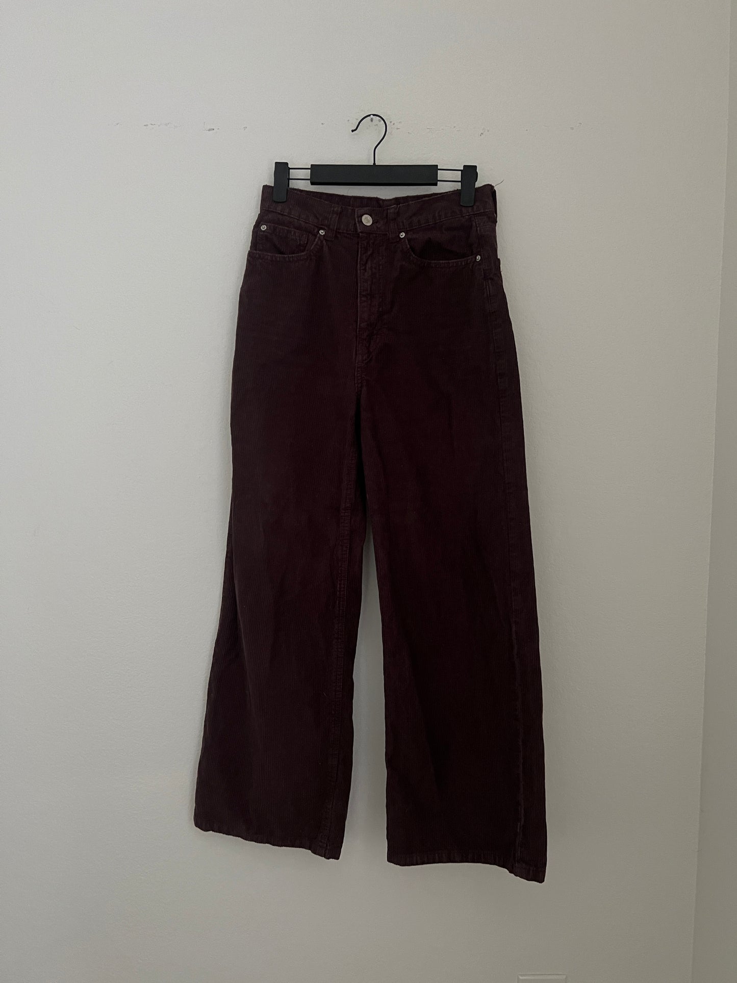 Corduroy Wide Leg Jeans (27)