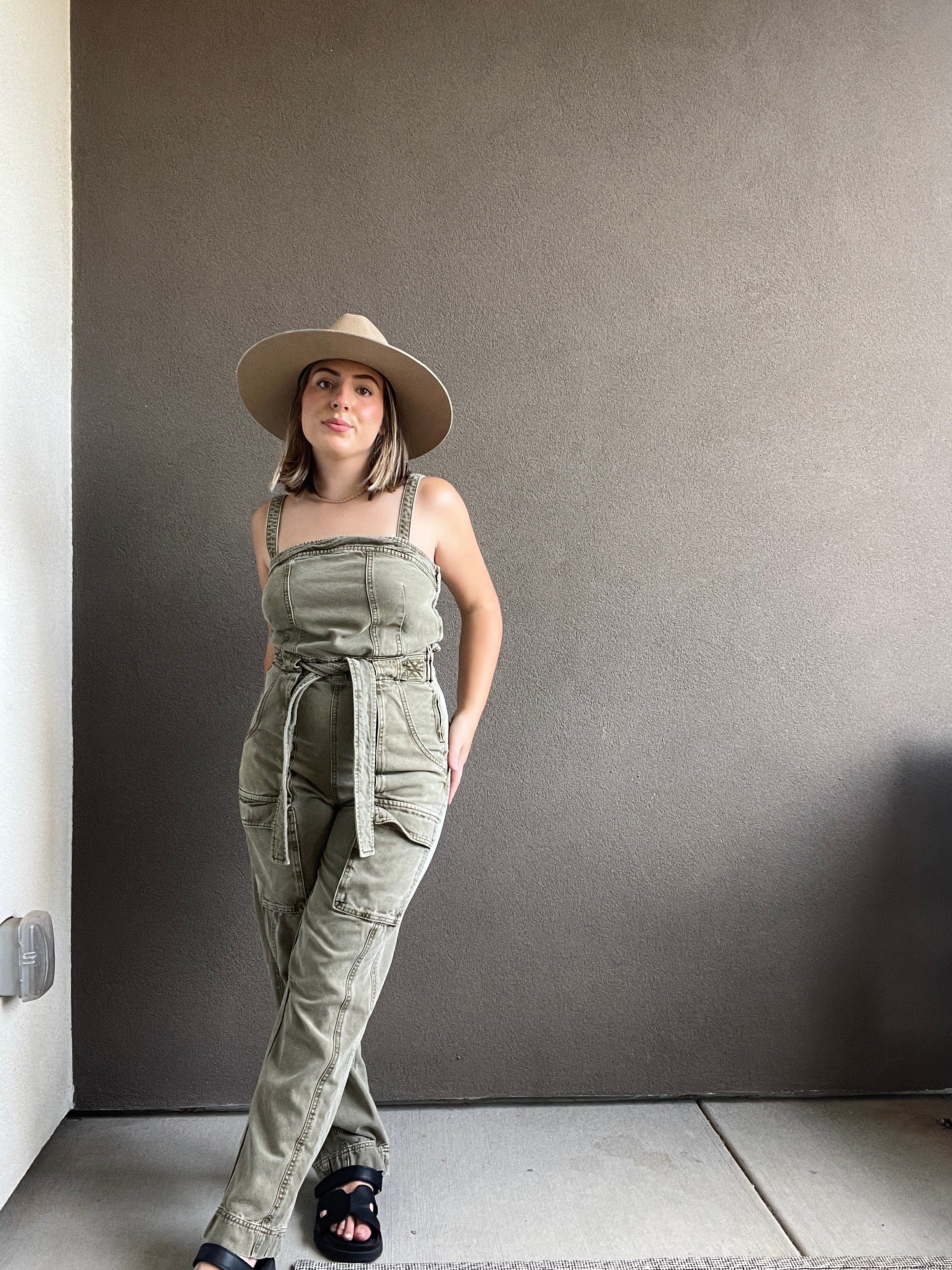 Free People Utility Jumpsuit (S)