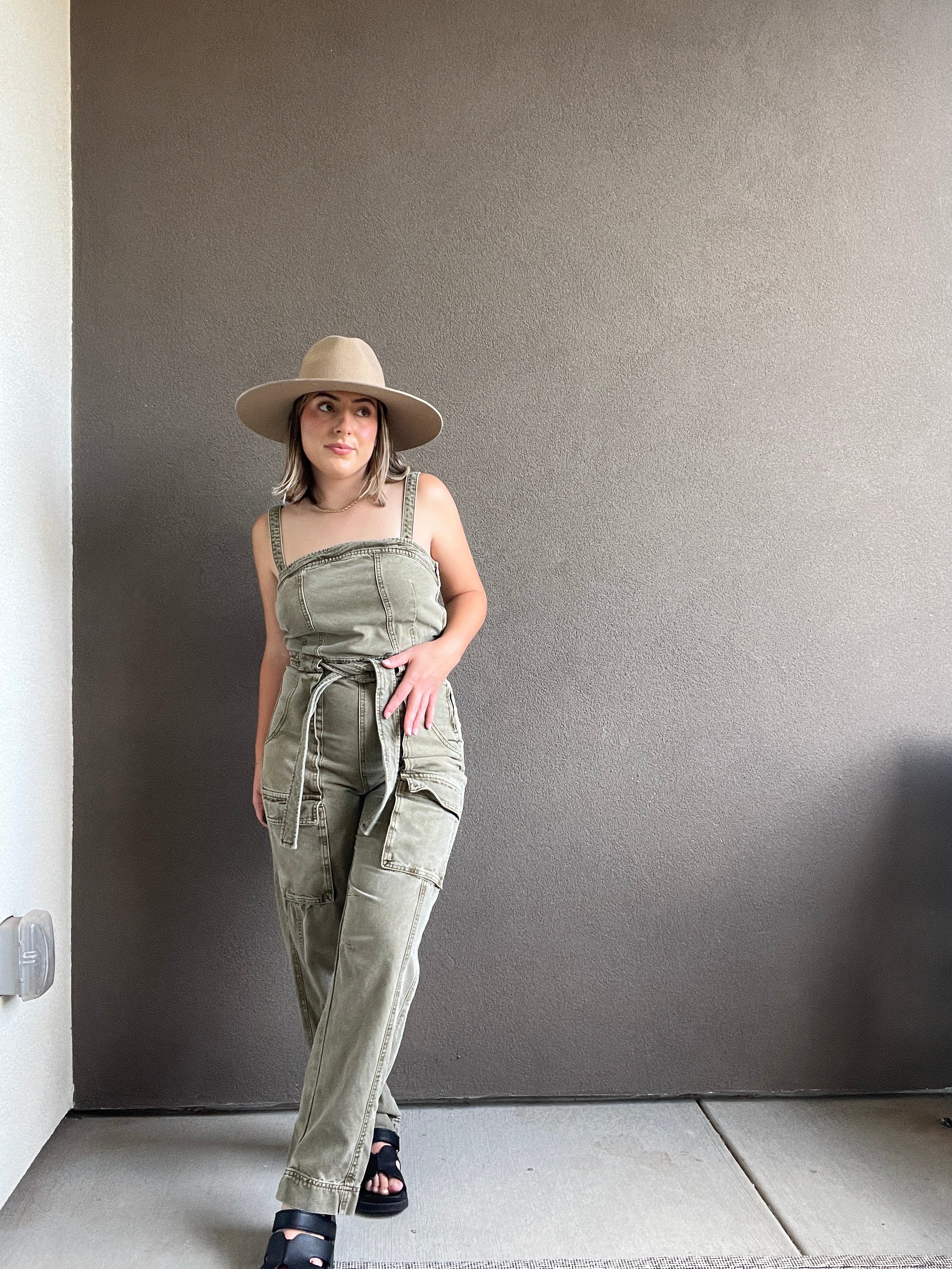 Free People Utility Jumpsuit (S)