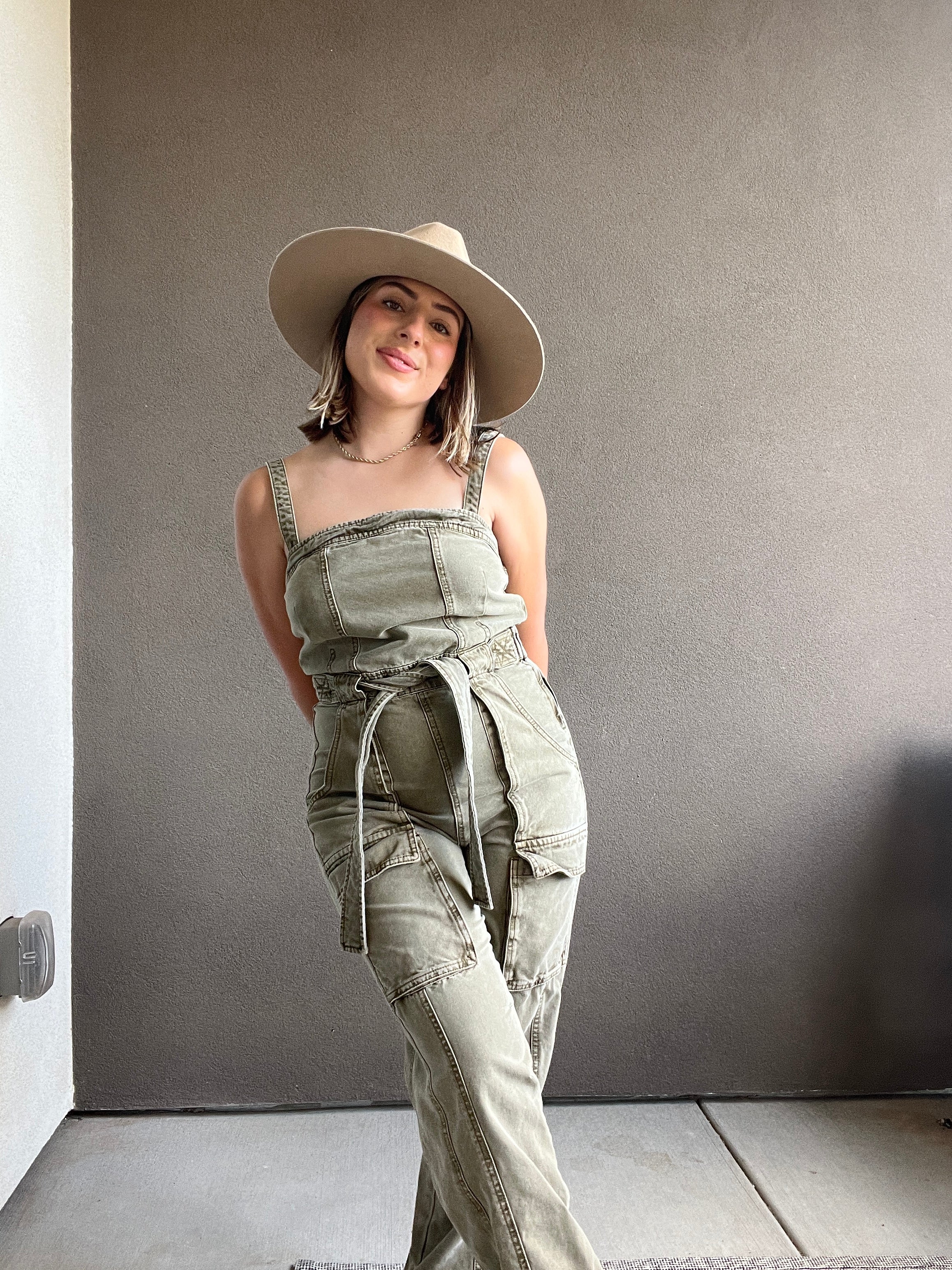 Free People Utility Jumpsuit (S)