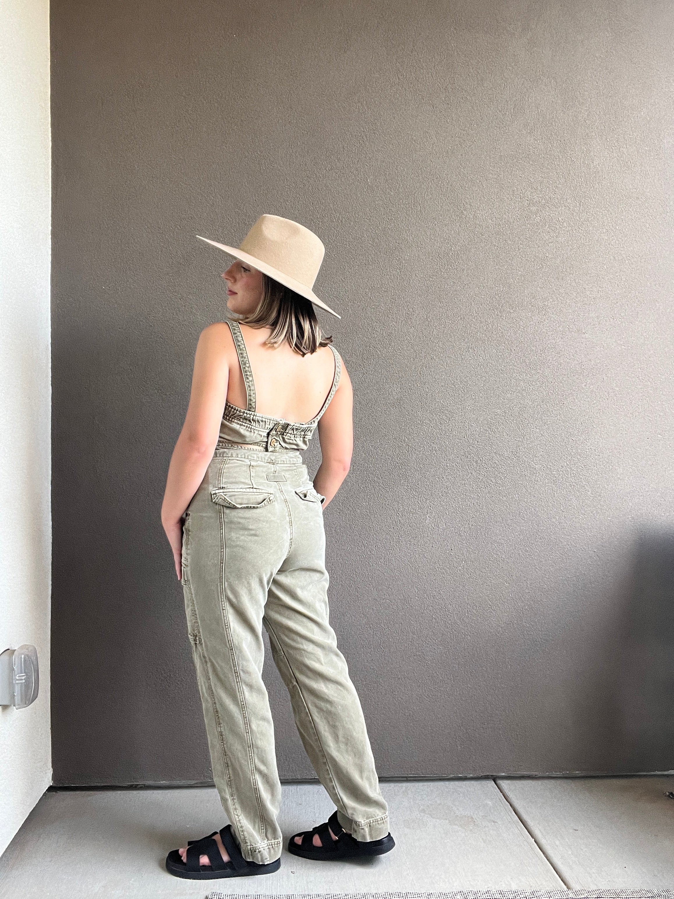 Free People Utility Jumpsuit (S)