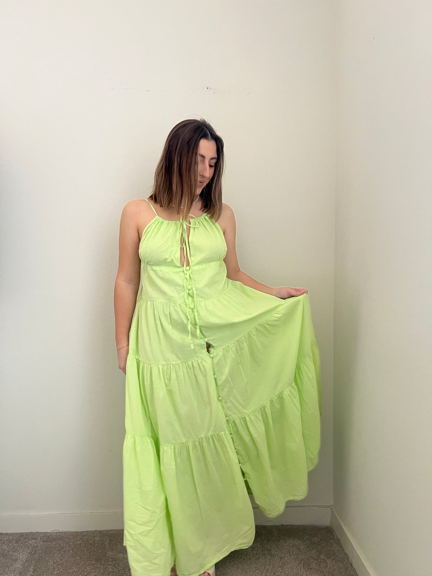 Lime Maxi Dress (8)