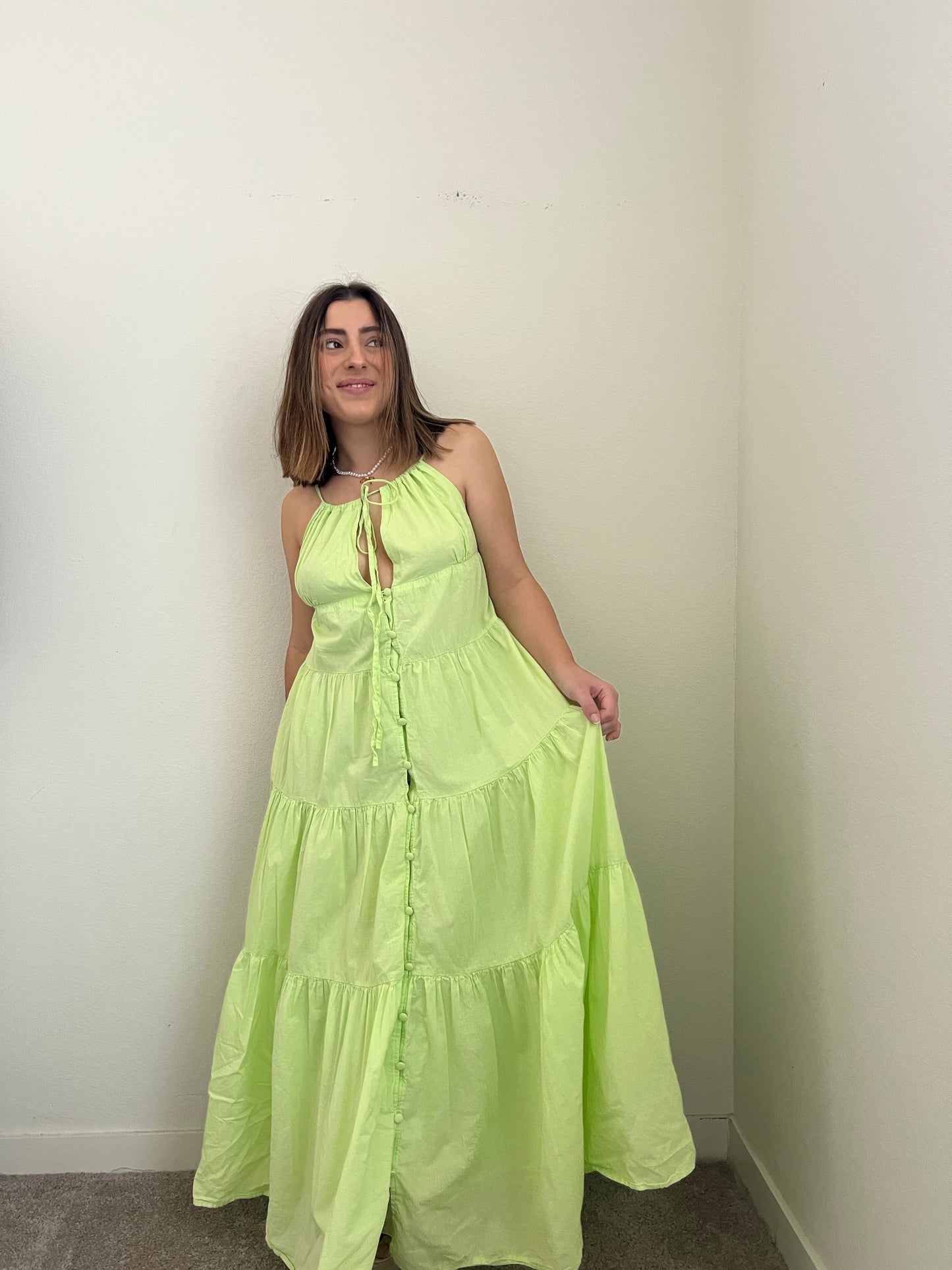 Lime Maxi Dress (8)