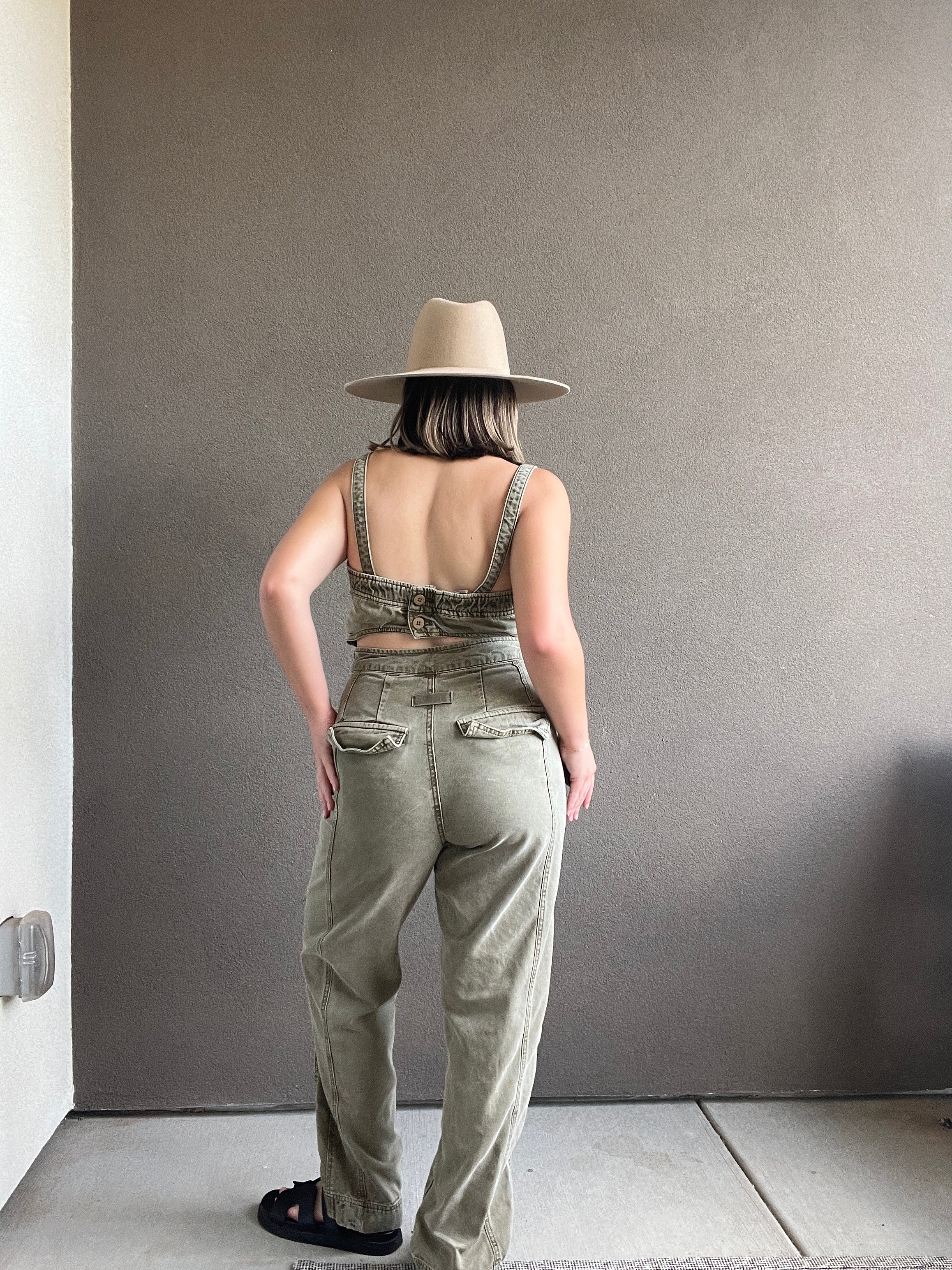 Free People Utility Jumpsuit (S)